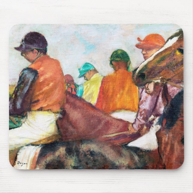 Jockey and Horse, Edgar Degas Musmatta (Framsidan)
