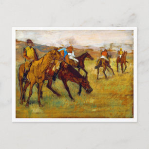 Jockey and Horse (Före Tävling), Edgar Degas Vykort