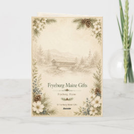 Jockey Cap Födelsedagsäventyr Fryeburg Maine  Kort