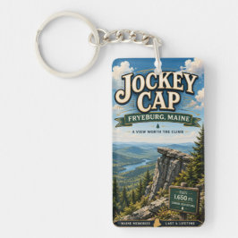 Jockey Cap Fryeburg Maine rektangel akryl