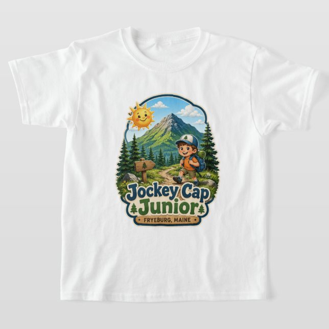 Jockey Cap Junior Fryeburg Maine Barn T-Shirt (Laydown)