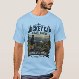 Jockey Cap Trail Crew Fryeburg Maine Tonåring T-Sh T Shirt