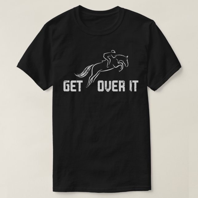 Jockey Horse Tävling Horses Tävla Derby Equestrian T Shirt (Design framsida)