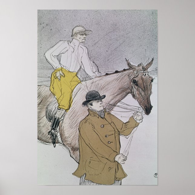 Jockey ledde till början poster (Framsidan)