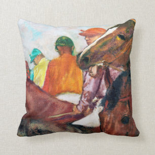 Jockey och häst, Edgar Degas Kudde