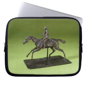 Jockey på en häst (brons), laptop sleeve