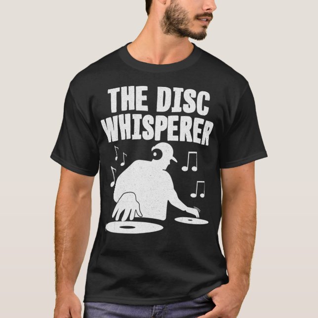Jockey Scratching för diskvisare T Shirt (Framsida)