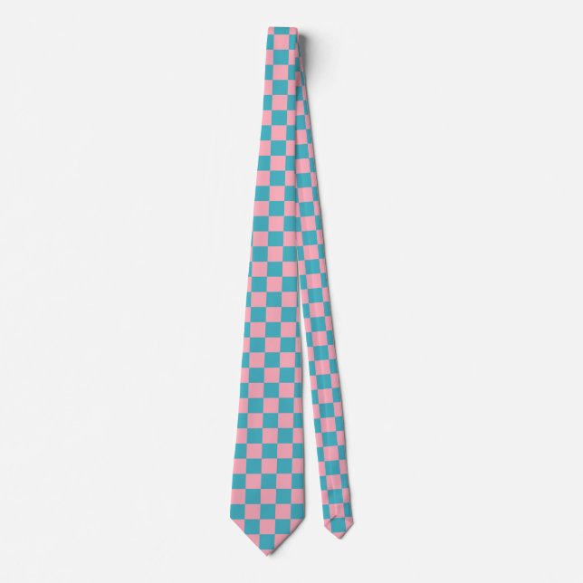 Jockey Silke Checkerboard Rosa Aqua Derby Slips (Framsida)
