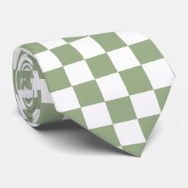 Jockey Silke Checkerboard Sage Grönt White Derby Slips