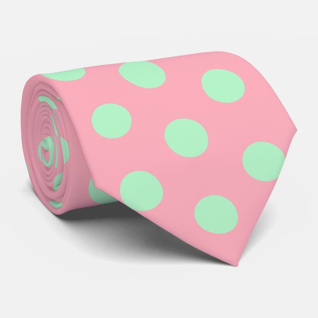 Jockey Silke Grönt Dots on Rosa Derby Slips (Rullad)