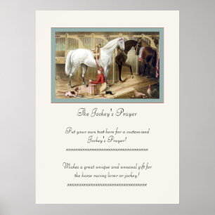Jockeys bön ~ Lägg din bön här! Poster