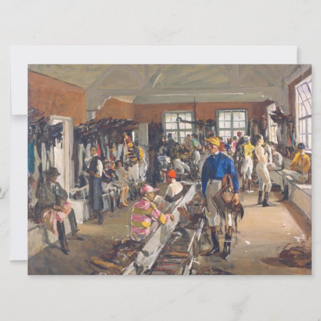 Jockeys doseringsrum vid Ascot Raceccourt Kort (Framsida)