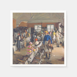 Jockeys doseringsrum vid Ascot Raceccourt Pappersservett