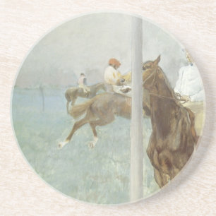 Jockeys Före Tävling av Edgar Degas Underlägg