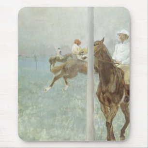 Jockeys före tävlingen av Edgar Degas Musmatta