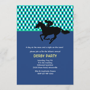 Jockey's Pride Blue Invitation Inbjudningar