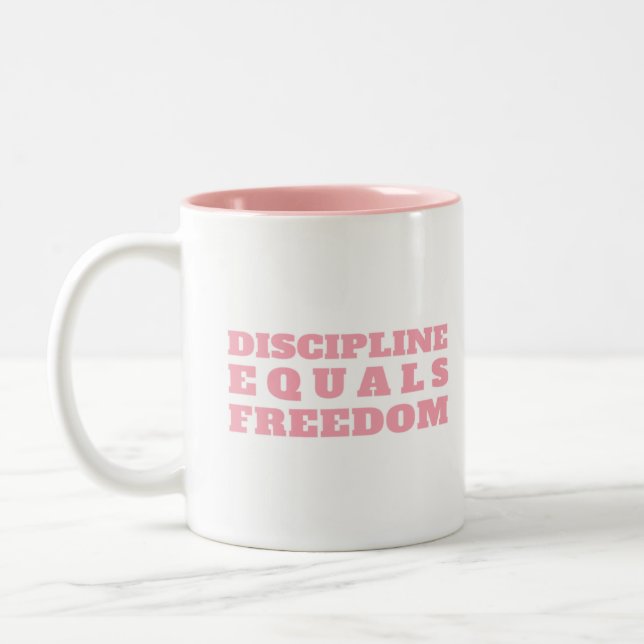 Jocko Willink Discipline Equals Freedom Coffee Mug Två-Tonad Mugg (Vänster)