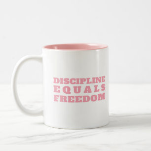 Jocko Willink Discipline jämställer frihetskaffe Två-Tonad Mugg