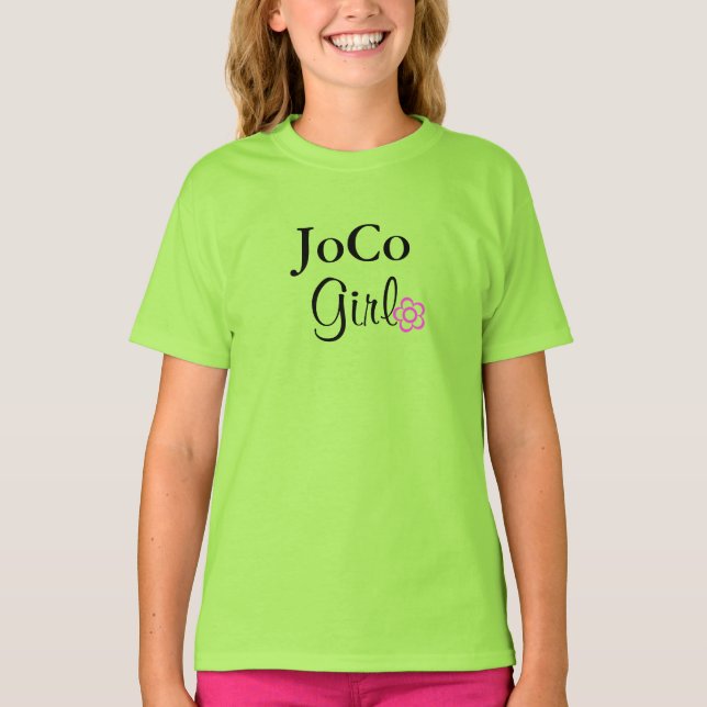 JoCo Girl Flower T-Shirt (Framsida)