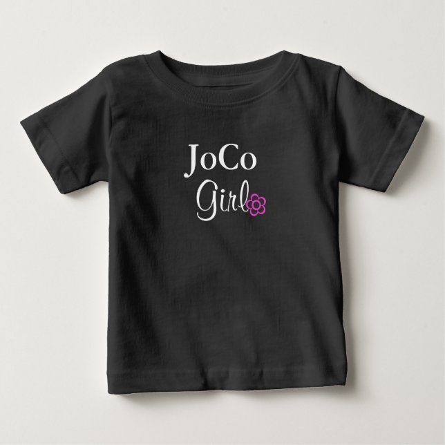 JoCo Girl Rosa Flower T Shirt (Framsida)