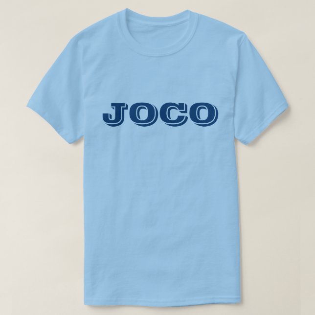 JOCO Johnston County T-shirt (Design framsida)
