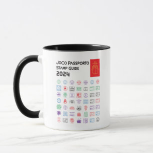 JoCo Passporto 2024 Frimärke Guide Mugg