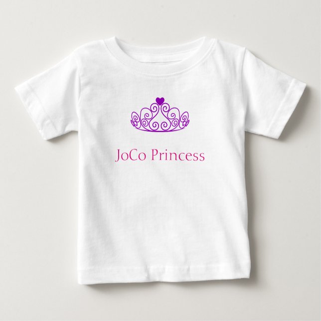 JoCo Princess med lila tiara Tee (Framsida)
