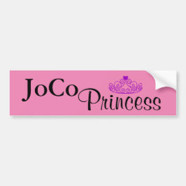 JoCo Princess på rosa Bildekal