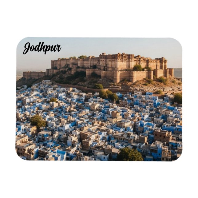 Jodhpur Indien Magnet (Horisontell)