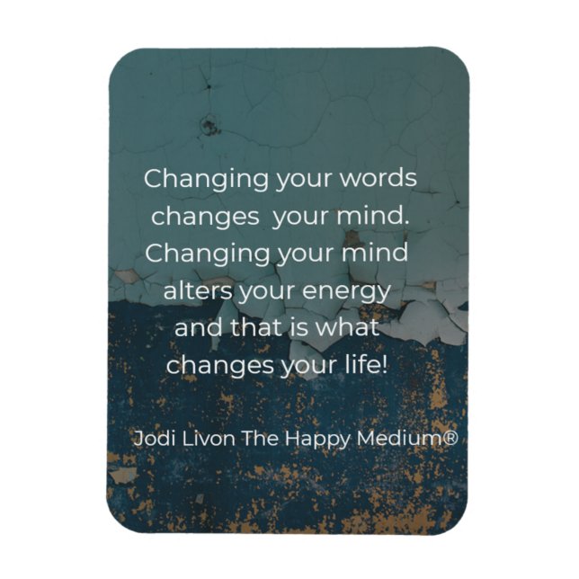 Jodi Livon Affirmations - Byt ord Magnet (Vertikal)