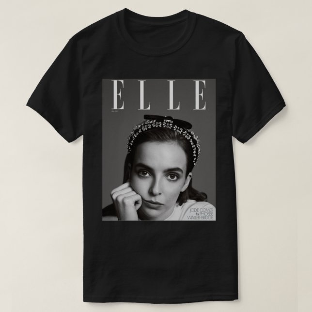 Jodie Comer - Elle T Shirt (Design framsida)