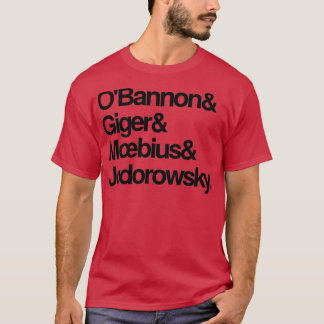 Jodorowskys Dune OBannon Giger Moebius och Jodorow T Shirt