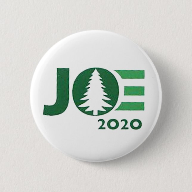Joe 2020-Gröntens Logotyp Knapp (Framsida)