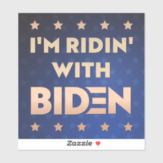Joe 2020 - jag är Ridin med Biden Klistermärken