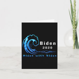 Joe 2020 Riden med Biden President Kampanj Liber Kort