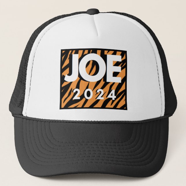JOE 2024 Tiger Print Truckerkeps (Framsida)