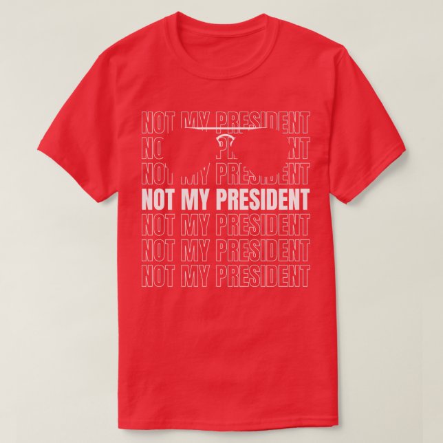 Joe är inte min president t shirt (Design framsida)