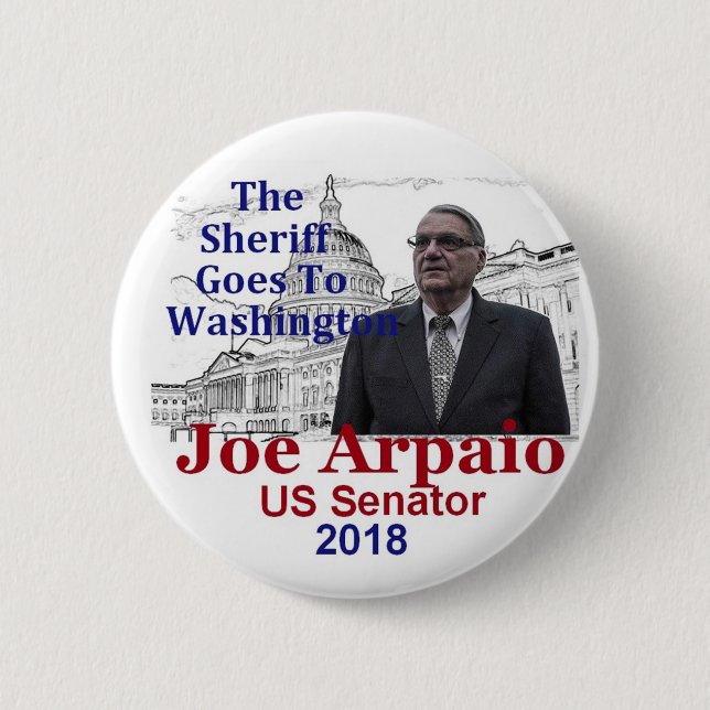 Joe ARPAIO 2018 AZ knäppas Knapp (Framsida)