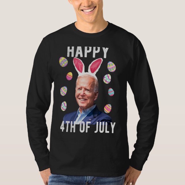 Joe Bi den Glad påsk 4 juli T Shirt (Framsida)