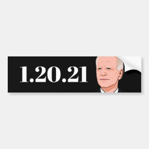 JOE BIDEN: 1.20.21 BUMPER STICKER BILDEKAL
