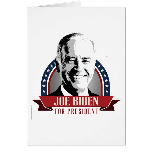 JOE BIDEN 2016 SPANGLE -.png Hälsningskort (Framsidan)