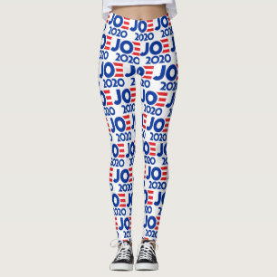 Joe Biden 2020-Anpassadet Bakgrund Yoga Leggings