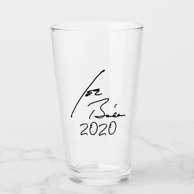 JOE BIDEN 2020 Autografi Glaskopp (Framsida)