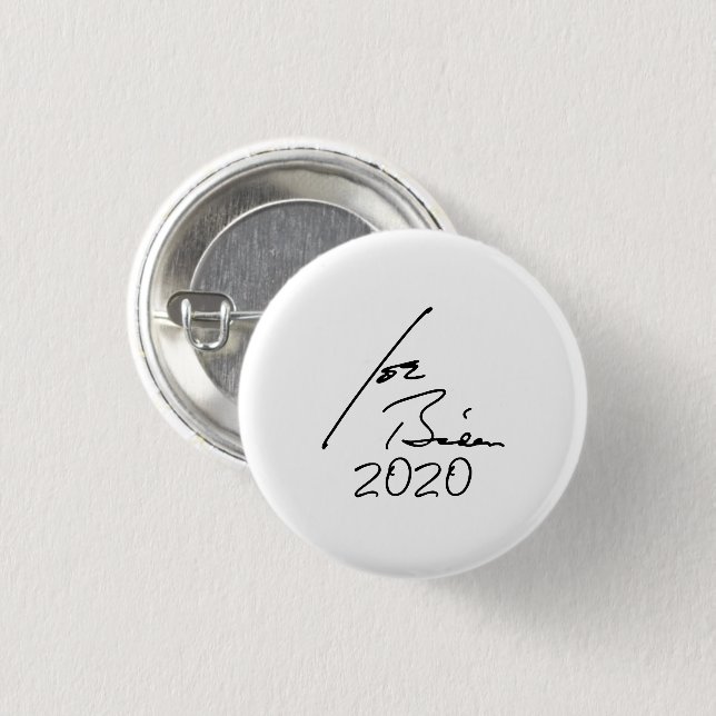 JOE BIDEN 2020 Autograph Knapp (Framsida & baksida)