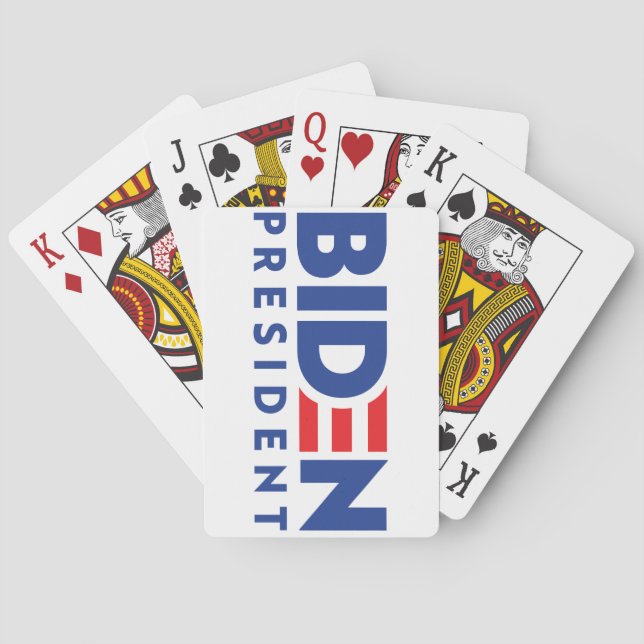 Joe Biden 2020 Biden för president Casinokort (Baksidan)