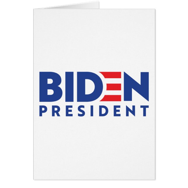 Joe Biden 2020 Biden för president Hälsningskort (Framsidan)