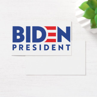 Joe Biden 2020 Biden för president Visitkort