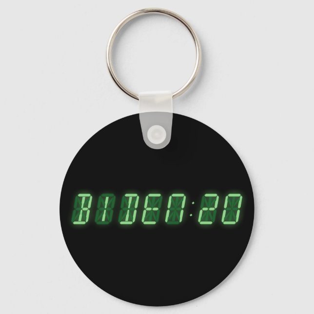 Joe Biden 2020 Digital Clock Nyckelring (Framsida)