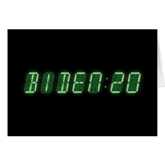 Joe Biden 2020 Digital Clock OBS Kort (Framsidan Horizontal)