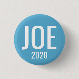 Joe Biden 2020 för president - Enkel blå design Knapp